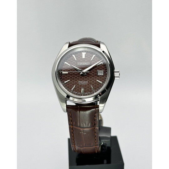 Custom Seiko Mod • Brown Sharp Edge Presage • 39mm